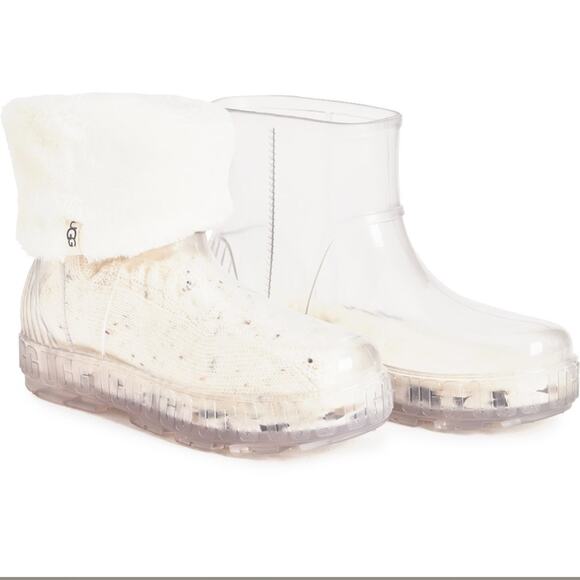 NWT - UGG Australia - Drizlita Clear Rain Boots Waterproof Woman - Picture 1 of 9